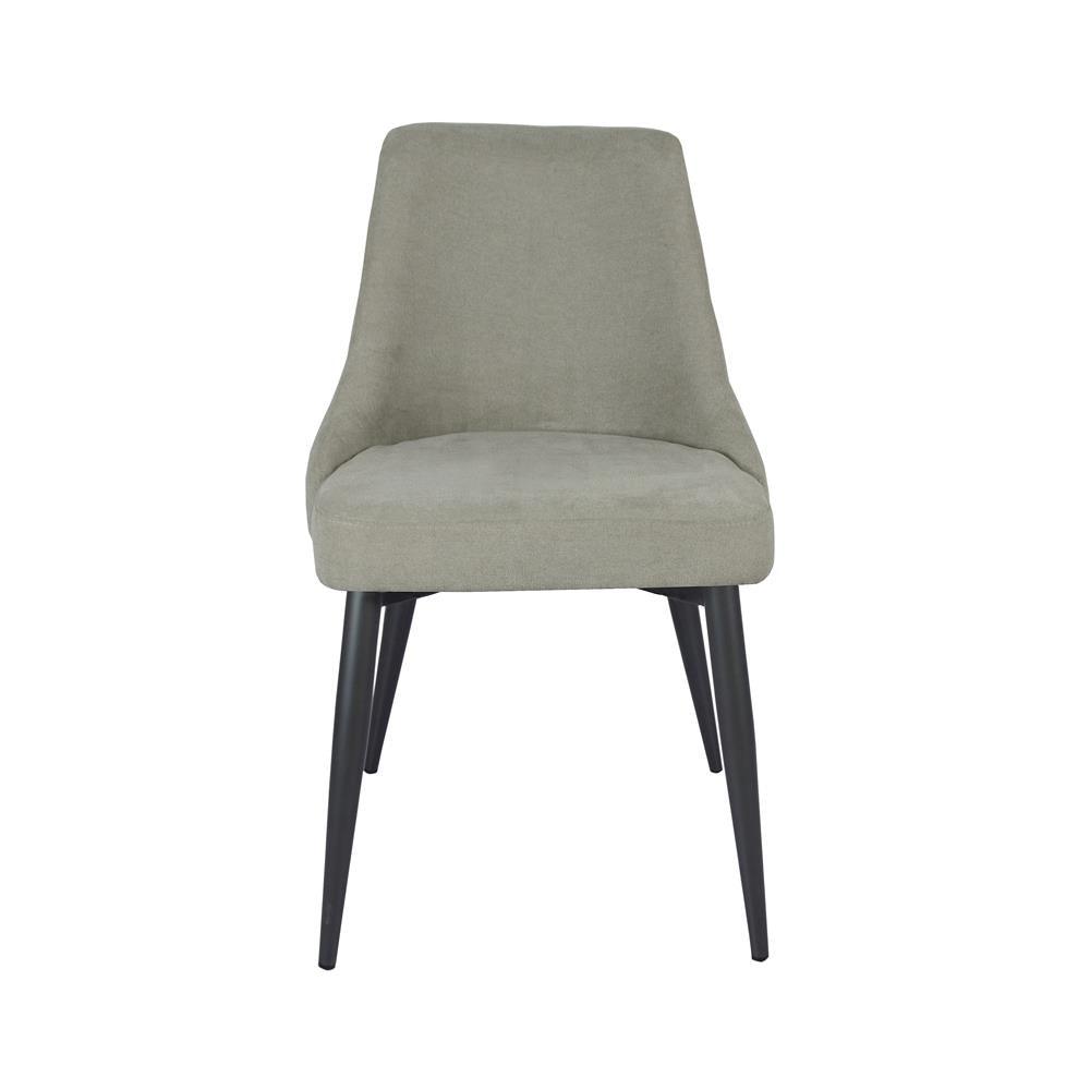 Side view of Cosmo Upholstered Curved Back Side Chair