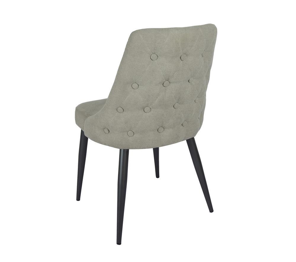 Set of 2 Cosmo side chairs at dining table
