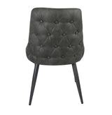 Close-up of Cosmo chair seat cushion and upholstery texture