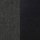 Close-up of black finish on table edge of Catherine Dining Set