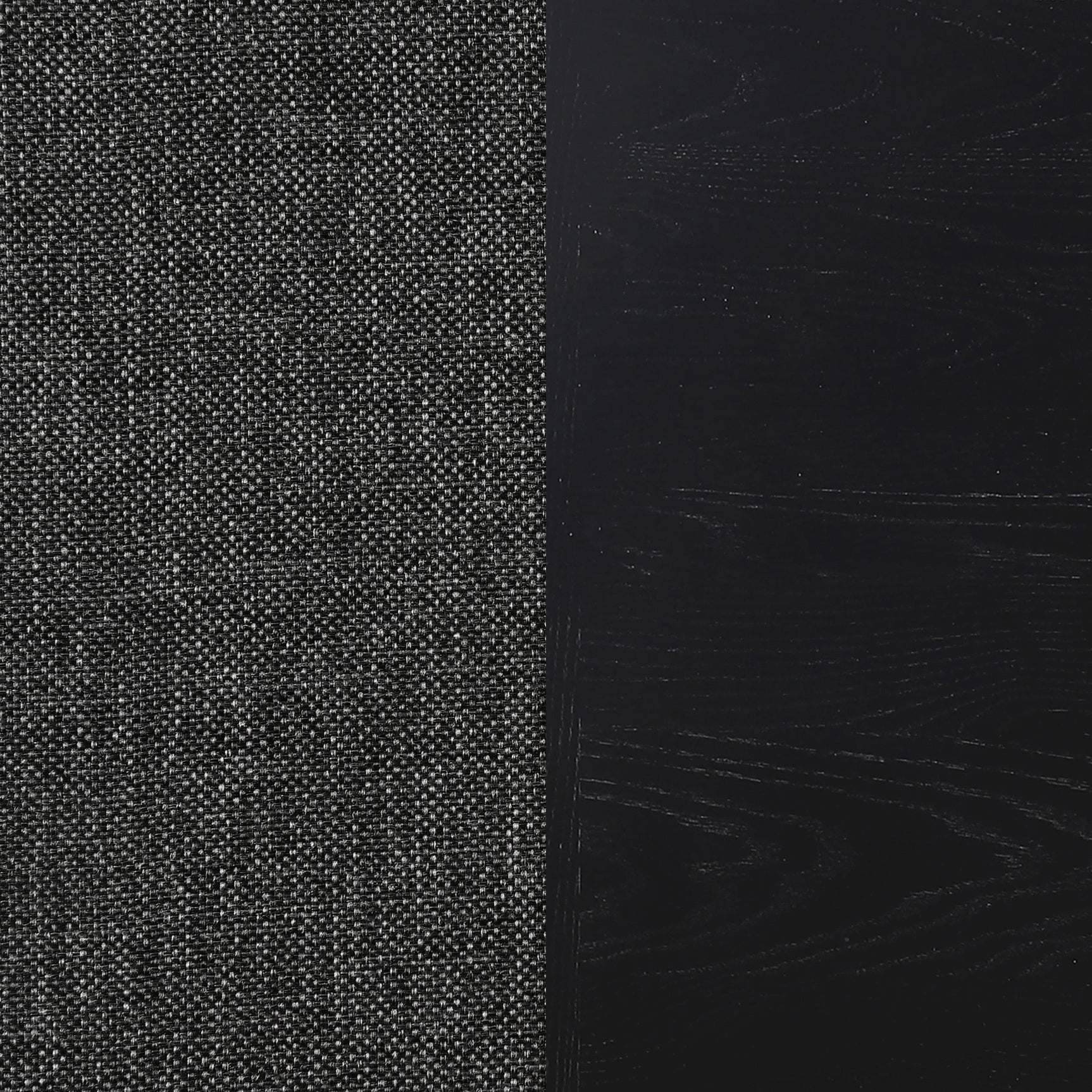Close-up of black finish on table edge of Catherine Dining Set