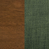 Underside of Cantley dining side chair with frame detail