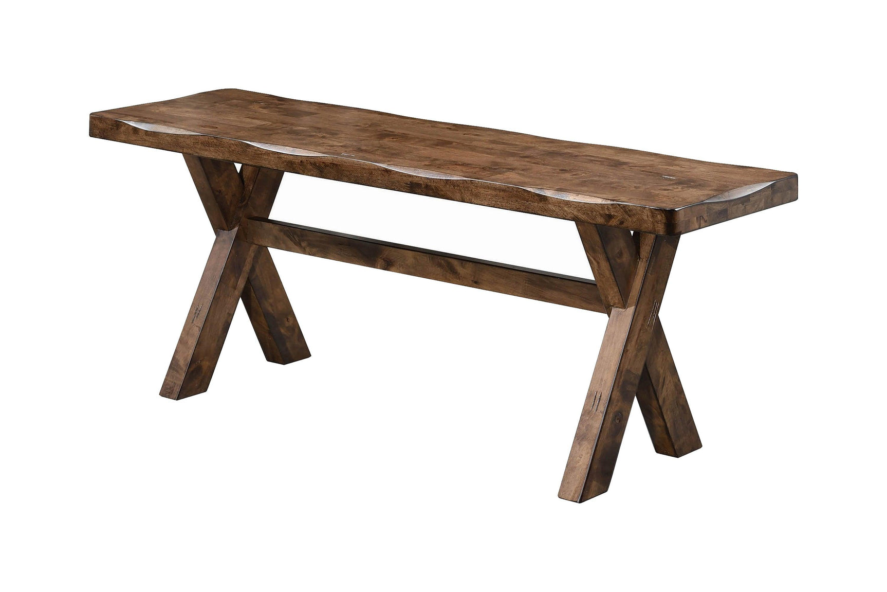 Detailed shot of Alston table wood knots and finish