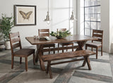 Alston dining chairs paired by dining table in dining room setting
