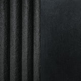 Barrand black upholstered dining side chair set of 2 front view