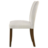 Cantley dining side chair, seat cushion detail