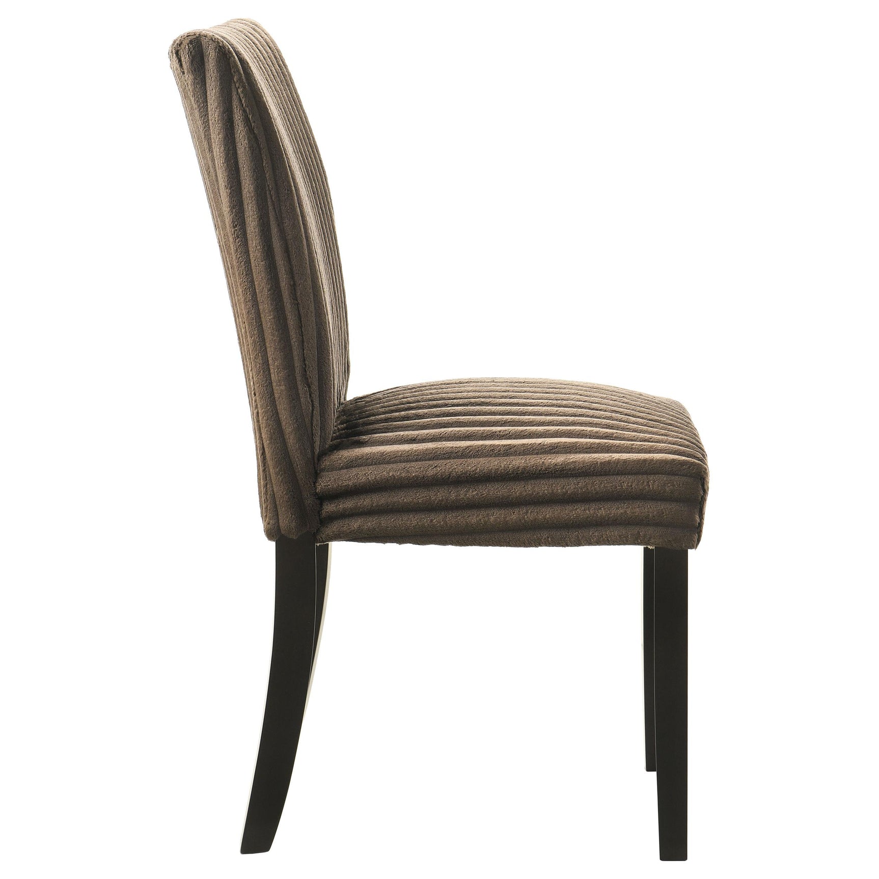 Wooden legs and frame detail of dining chair