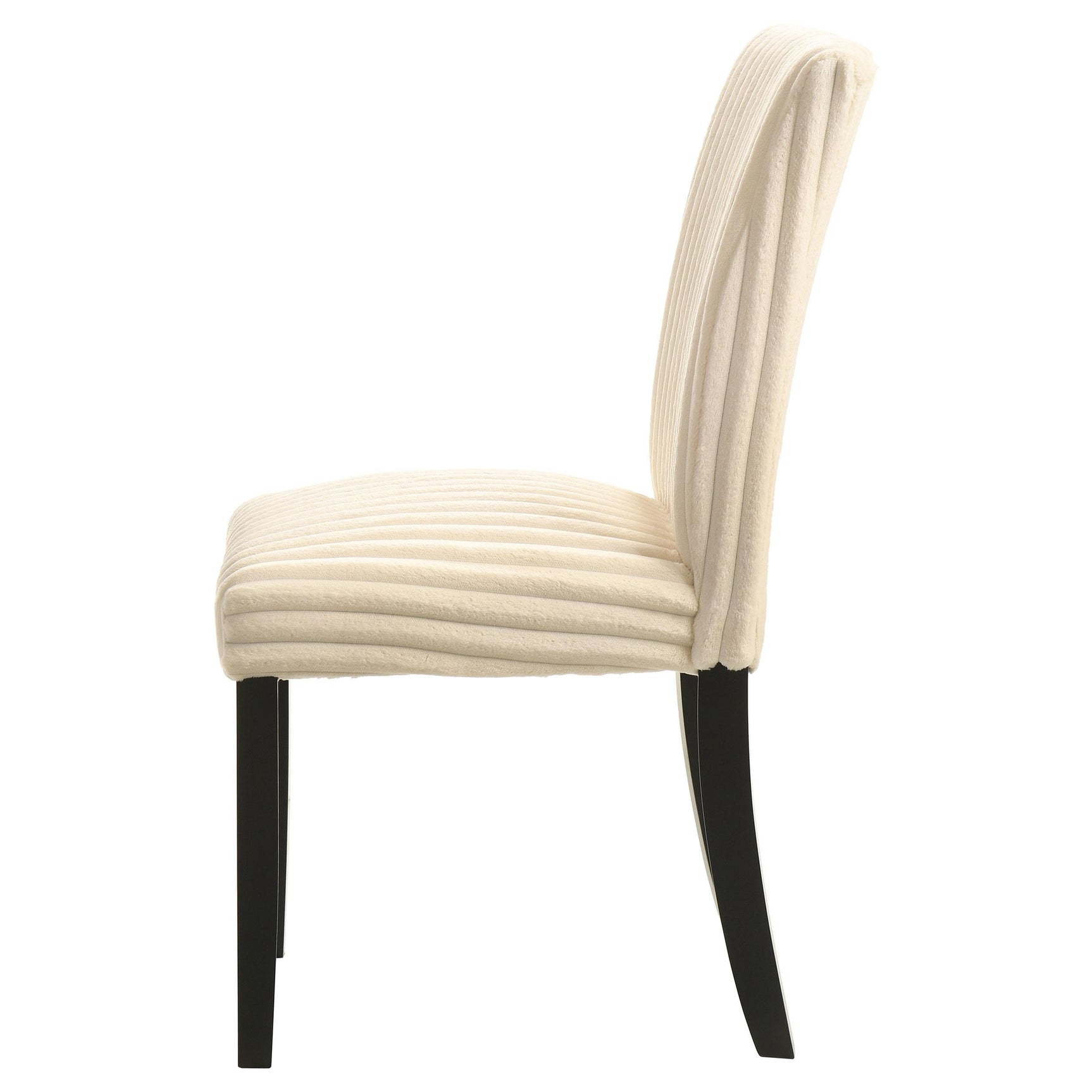 Set of two Dermott chairs by dining table