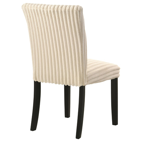 Back and side view of chair