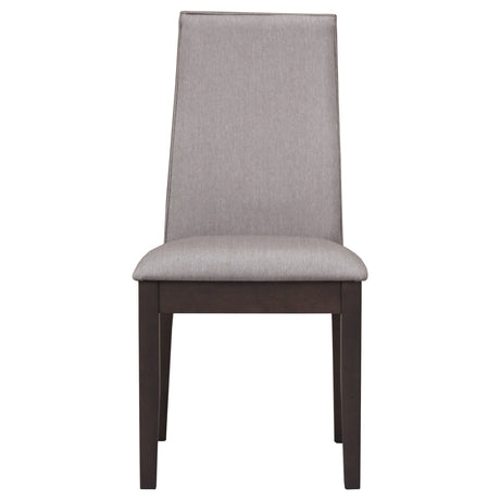 Spring Taupe Rectangular Dining Set main frontal view