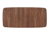 Close-up of Redbridge dining table butterfly leaf extension mechanism