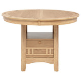 Dining table assembly detail