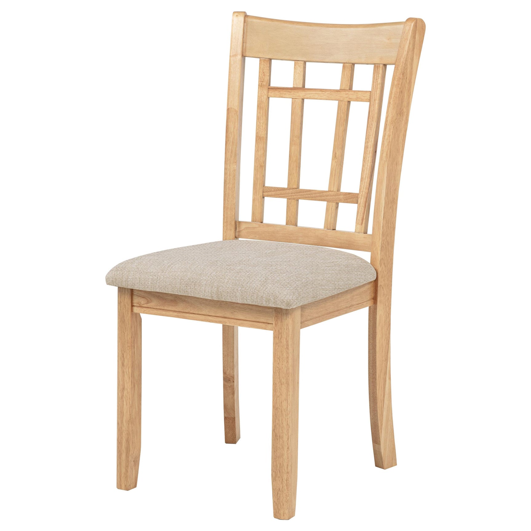 Seat cushion in linen fabric on Lavon Chair