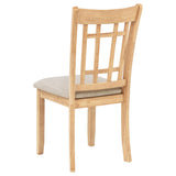 Chair angled showing seat depth