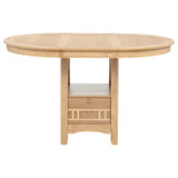 Detail of oak veneer finish and 3/4" roundover top edge