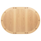 Lavon oval light oak counter height dining table, front angle