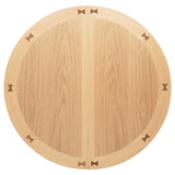 Lavon oval light oak counter height dining table, front angle