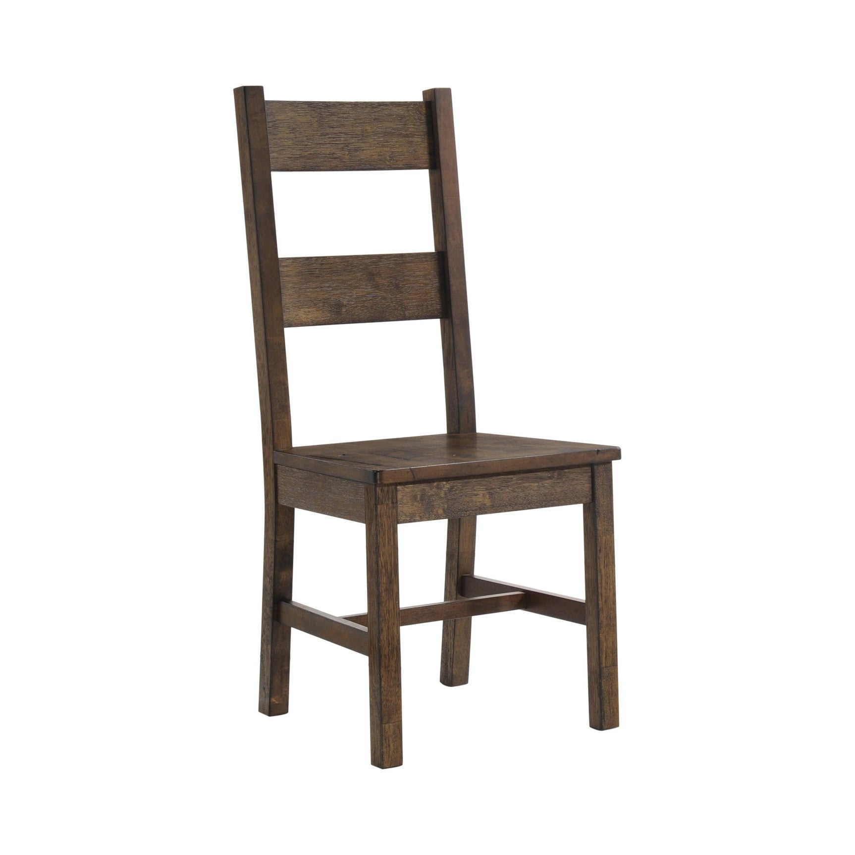 Coleman Rectangular Dining Table Rustic Golden Brown, corner detail