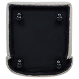 Side angle of Jaelynn Parsons dining side chair with caster