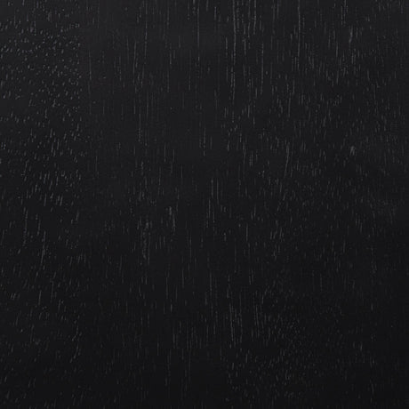 Jeffries Windsor black wood dining chair close-up of seat