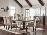Alana Upholstered Side Chairs Beige And Smokey Black (Set Of 2) - Ella Furniture