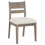 room view of Cornelia Coastal Grey Rectangular Dining Room Set