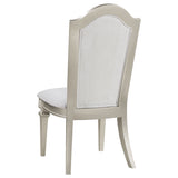 Room perspective of Evangeline dining furniture with chairs