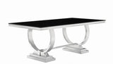 Side view of Antoine rectangular dining table