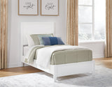 Binterglen White Twin Panel Bed — product view