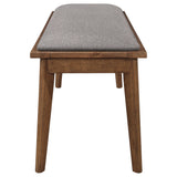 main view of dining set including butterfly leaf table