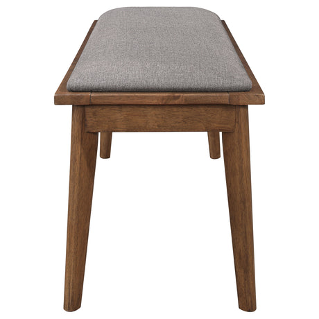main view of dining set including butterfly leaf table