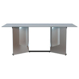 Metal frame base of Emery dining table