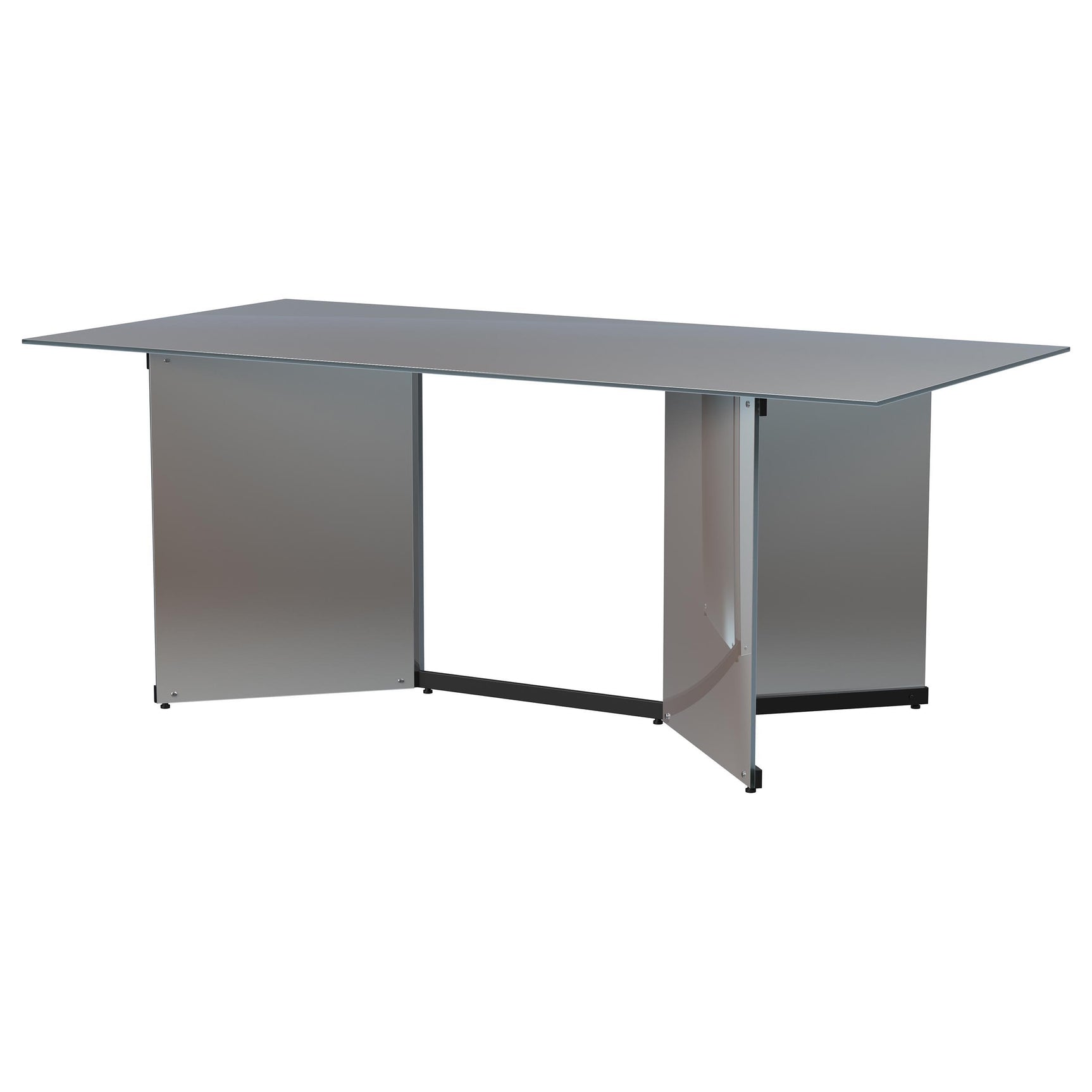 Table leg with leveler detail