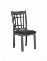 Lavon Dining Table two drawers side view