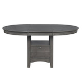 Lavon Dining Table storage drawers opened