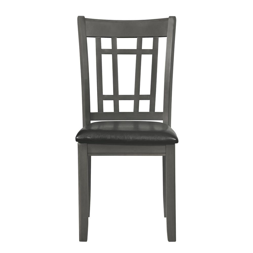 Espresso Finish Asian Hardwood Frame on Lavon Dining Chairs