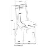 Set of two Brookmead dining chairs side by side