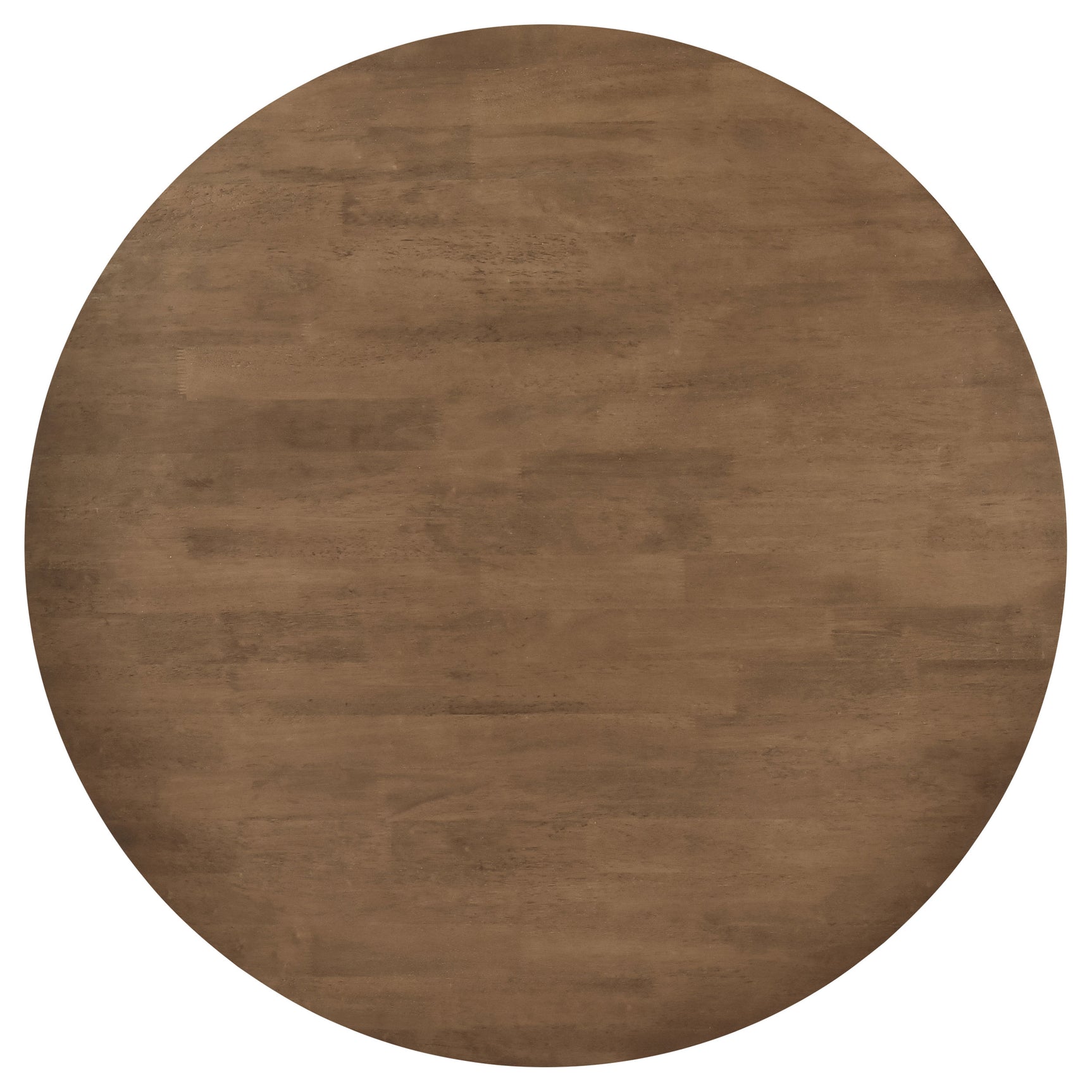 Dinah Walnut round solid wood dining room set room view