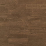 Dinah Walnut round solid wood dining room set detail view