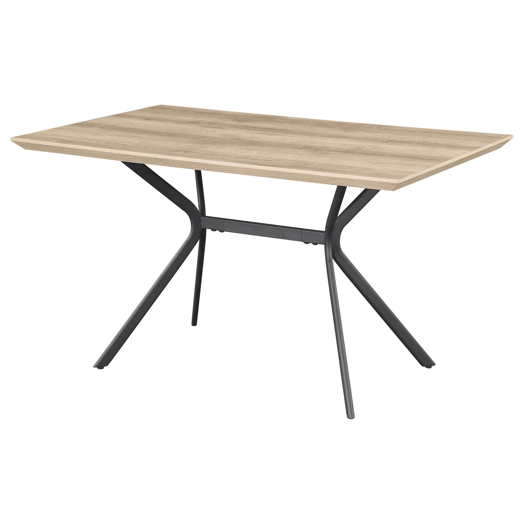 Edgecreek dining table side profile showing legs