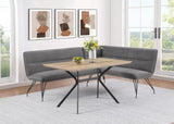 Dodson L-shaped bench corner view