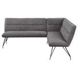 Dodson dining bench back tufted detail