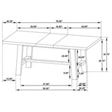 Room setting highlighting bench seating option