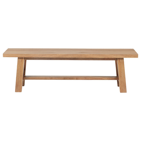 Middleton Natural Brown Extension Leaf dining table main view