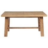 Table legs and wood-on-metal glides detail