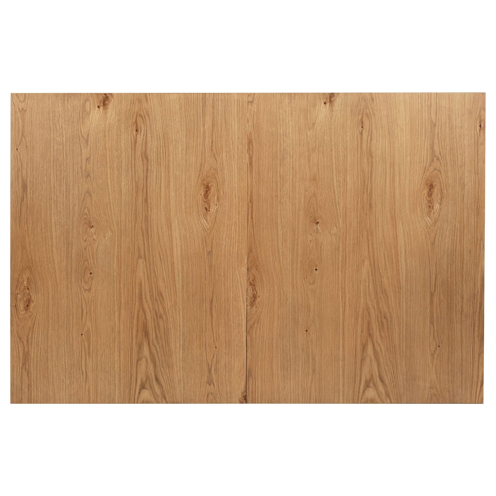 Top view showing wood grain and finish on table surface