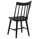 Room view of Middleton Natural Brown Black Extension Leaf Dining Room Set dining room furniture