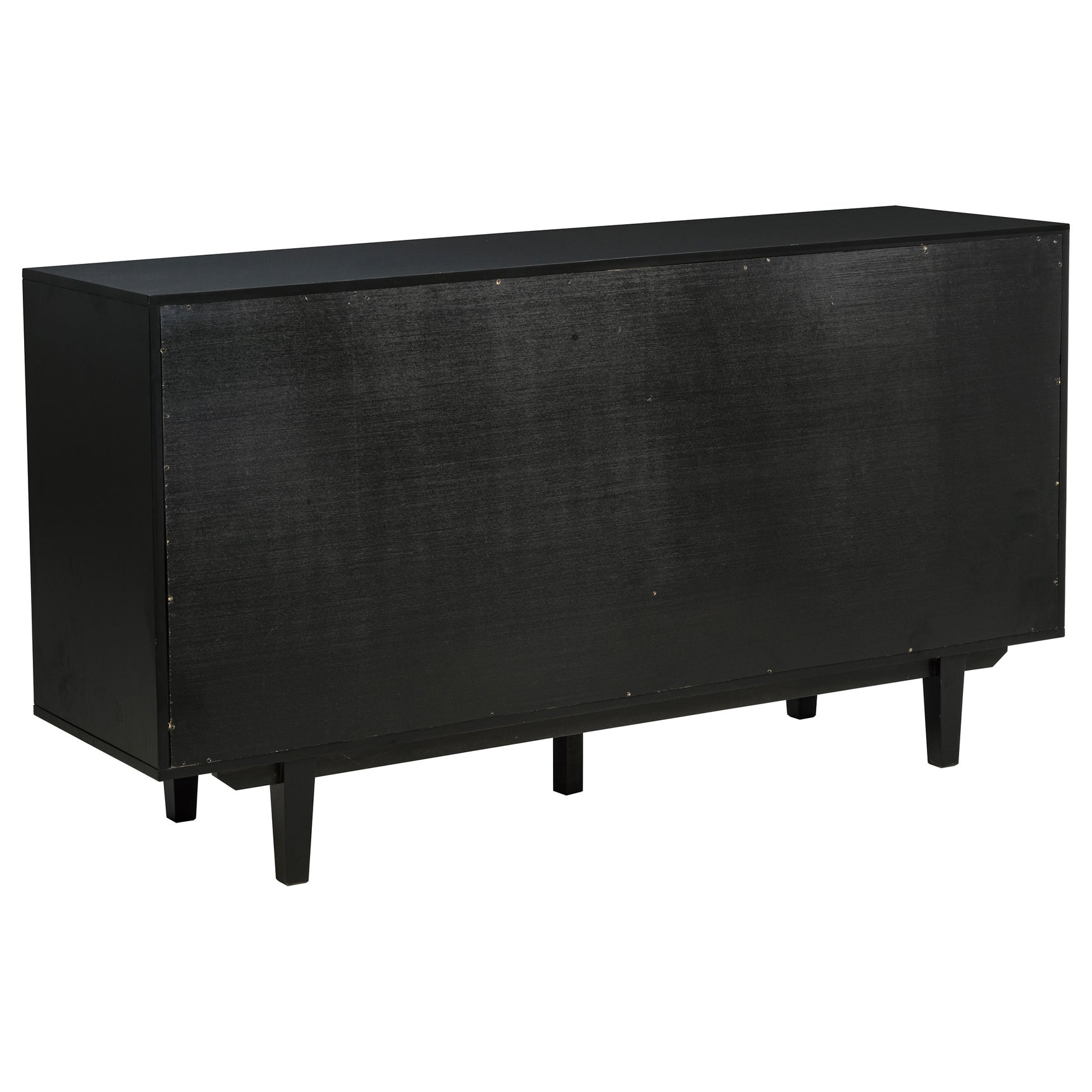Detail view of Middleton Natural Brown Black Extension Leaf Dining Room Set dining room furniture
