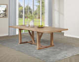Middleton dining table side view