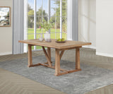 Middleton table leaf extension mechanism close-up